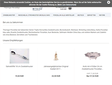 Tablet Screenshot of porzellanfachhandel.com